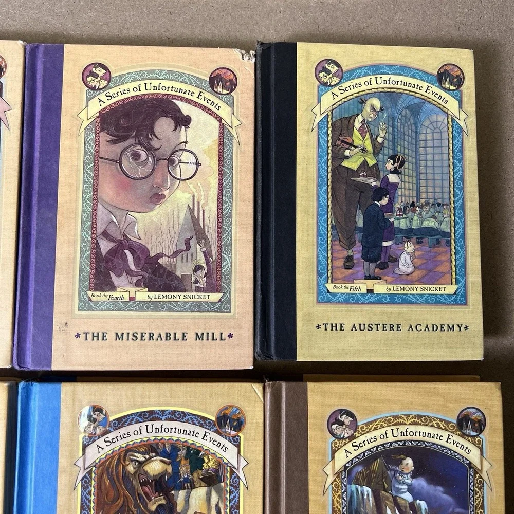 Lemony Snicket Series of Unfortunate Events Complete 13 Book Set 1st Ed HC